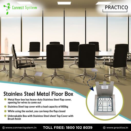 Stainless Steel Metal Floor Box