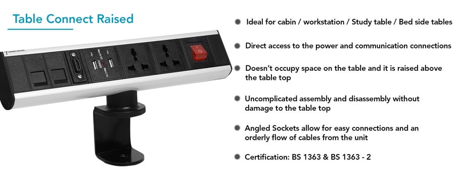 Table Connect Raised