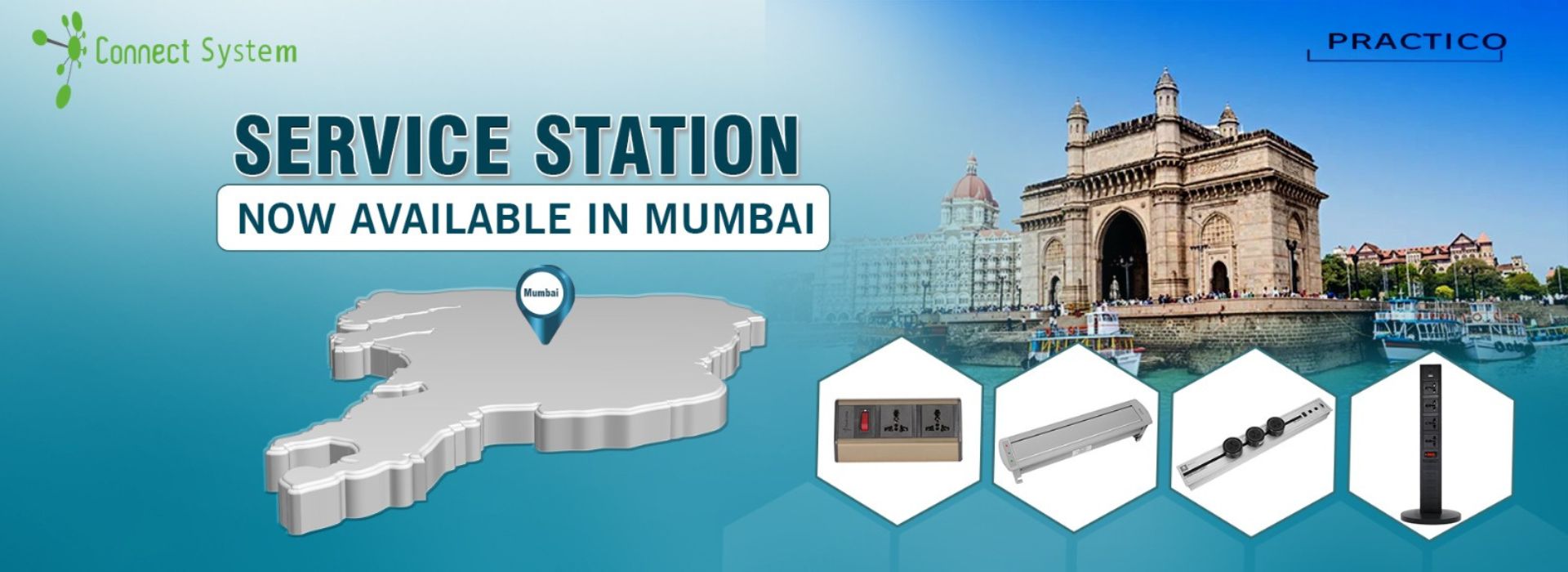 connect system service station available in mumbai