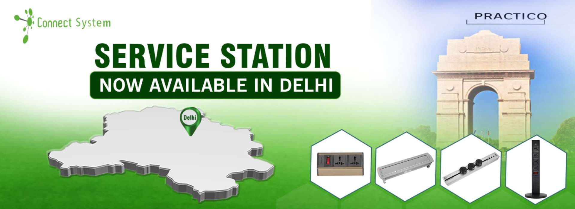 connect system service station available in delhi